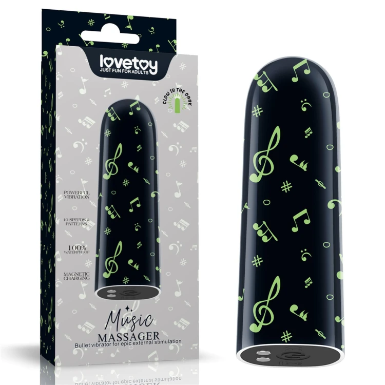 masażer Rechargeable Glow-in-the-dark Music Massager