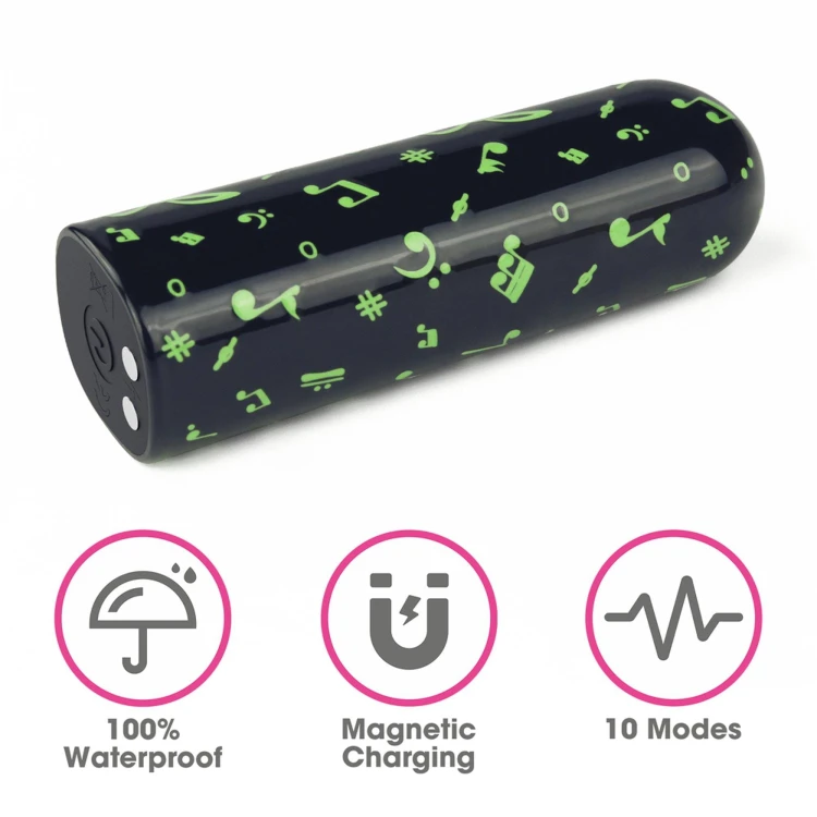 masażer Rechargeable Glow-in-the-dark Music Massager
