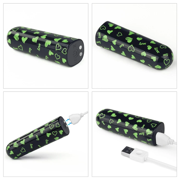masażer Rechargeable Glow-in-the-dark Heart Massager