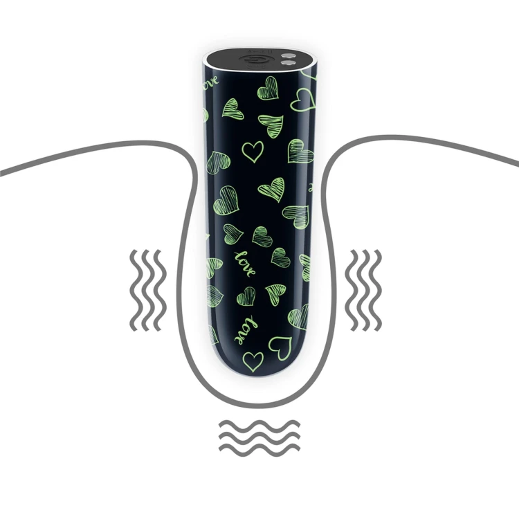 masażer Rechargeable Glow-in-the-dark Heart Massager