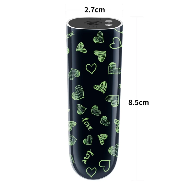 masażer Rechargeable Glow-in-the-dark Heart Massager