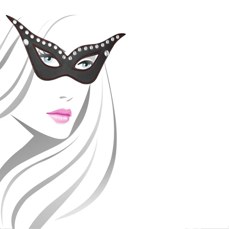maska Bondage Fetish Masquerade Mask