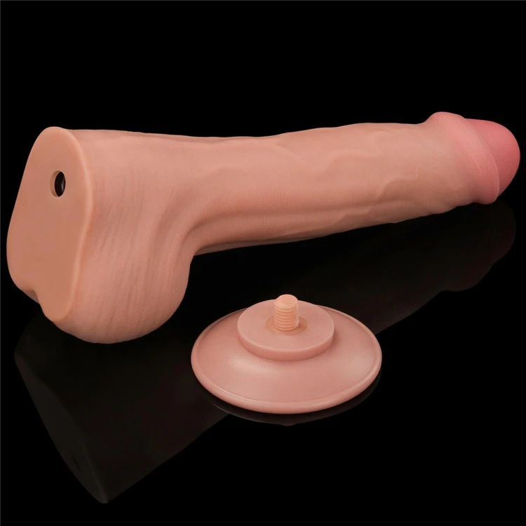 dildo 11.5'' King Sized Sliding Skin Dual Layer Dong