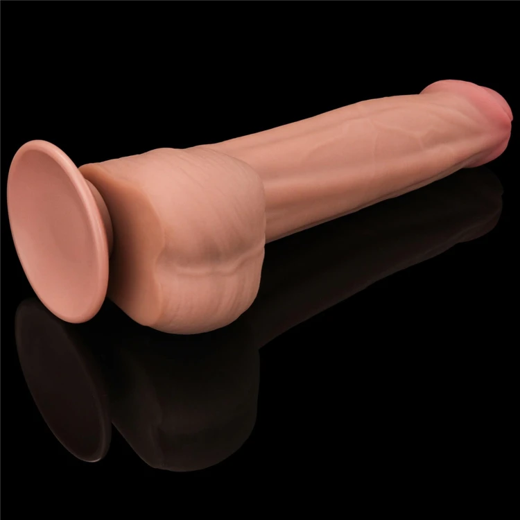 dildo 11.5'' King Sized Sliding Skin Dual Layer Dong