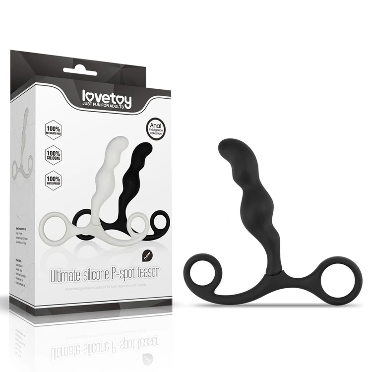 masażer Ultimate Silicone P spot Teaser Black