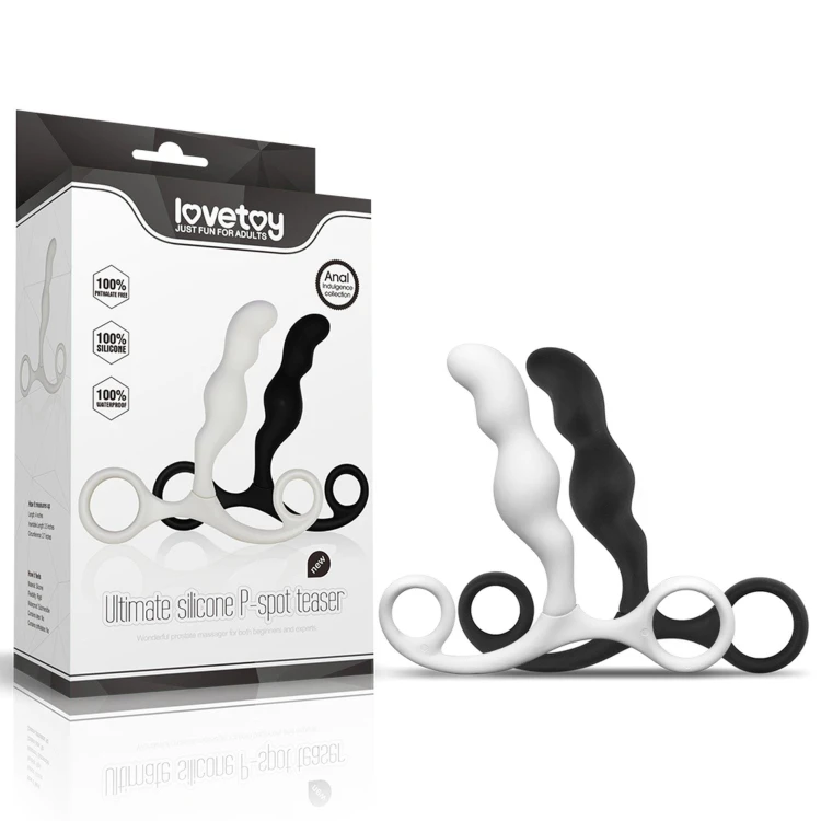 masażer Ultimate Silicone P spot Teaser Black