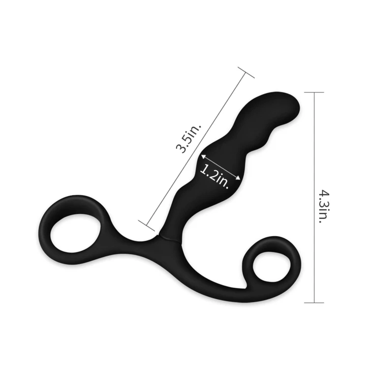 masażer Ultimate Silicone P spot Teaser Black