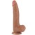 dildo 8.5'' Sliding Skin Dual Layer Dong Brown