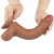 dildo 8.5'' Sliding Skin Dual Layer Dong Brown