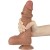 dildo 8.5'' Sliding Skin Dual Layer Dong Brown