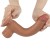 dildo 9'' Sliding Skin Dual Layer Dong Brown