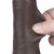 dildo 7.5'' Sliding Skin Dual Layer Dong Black