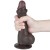 dildo 7.5'' Sliding Skin Dual Layer Dong Black