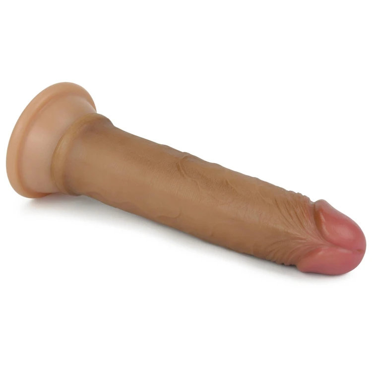 dildo 7'' Dual layered Platinum Silicone Cock