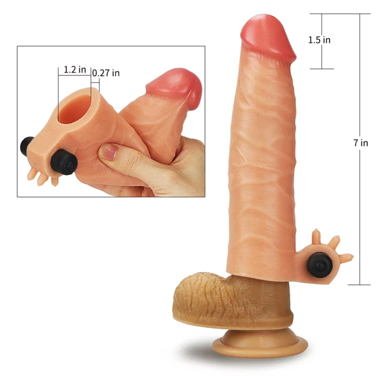 nakładka Add 1.5" Vibrating Silicone Extender