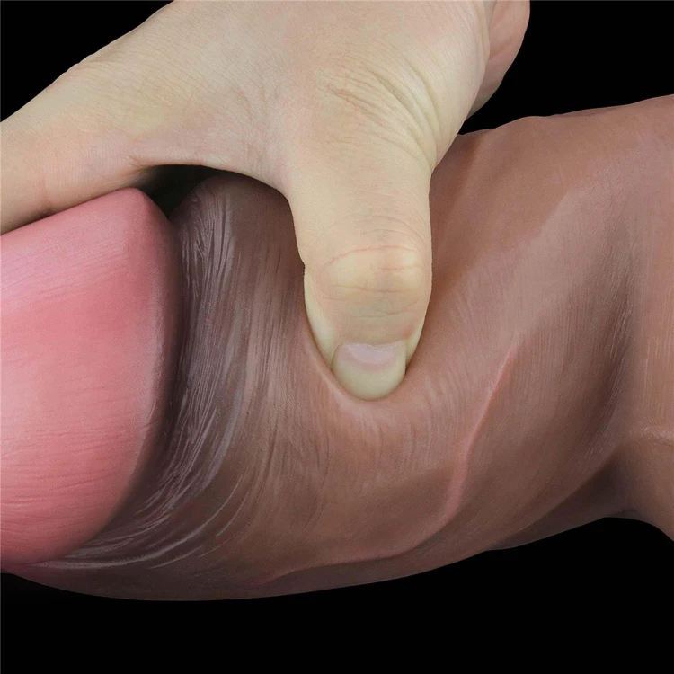 dildo 7.0'' Dual Layered Platinum Silicone Cock