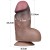 dildo 7.0'' Dual Layered Platinum Silicone Cock