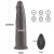 dildo 9.0'' Dual Layered Platinum Silicone Rotator