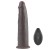 dildo 9.0'' Dual Layered Platinum Silicone Rotator