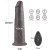 dildo 8.0'' Dual Layered Platinum Silicone Rotator