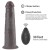 dildo 8.0'' Dual Layered Platinum Silicone Rotator