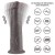 dildo 8.0'' Dual Layered Platinum Silicone Rotator