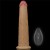 dildo 9.0'' Dual Layered Platinum Silicone Rotator