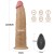 dildo 9.0'' Dual Layered Platinum Silicone Rotator