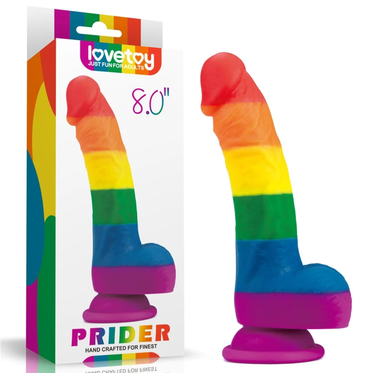 dildo 8'' Prider Dildo