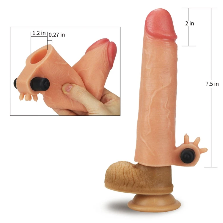 nakładka Add 2" Vibrating Silicone Extender