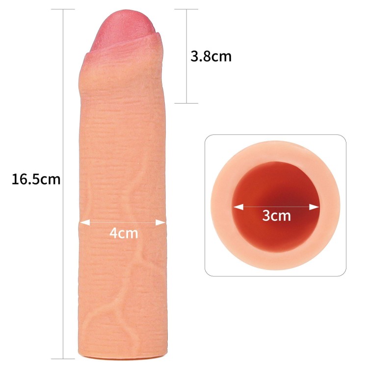 nakładka Add 1"" Revolutionary Silicone Nature Extender Uncircumcised