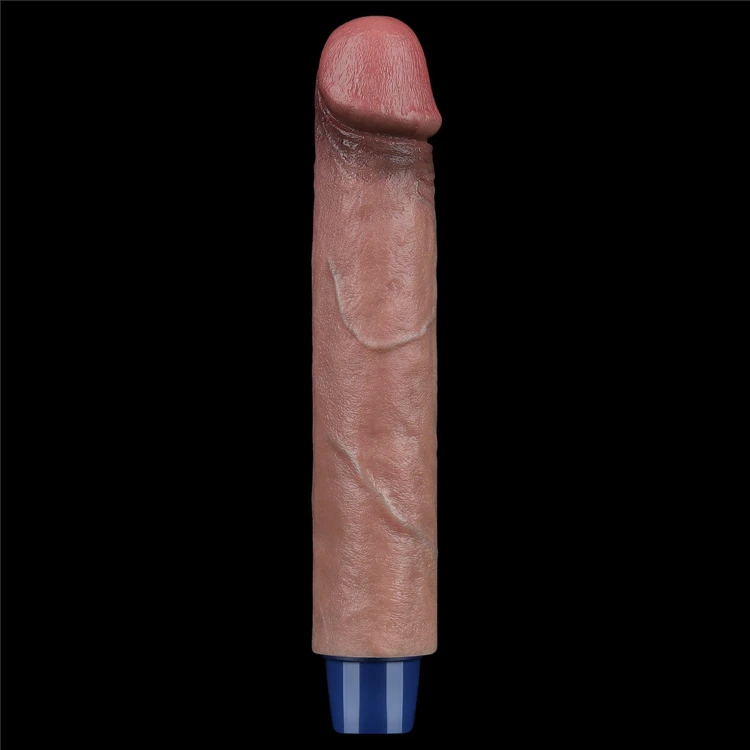 wibrator 9" REAL SOFTEE Rechargeable Silicone Vibrating Dildo