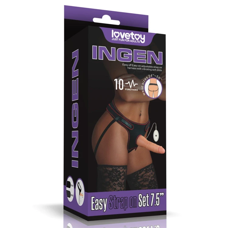 strap-on Vibrating Easy Set 7.5''