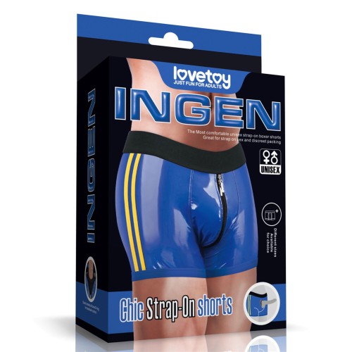 szorty strap-on Chic shorts Blue - 91,5 cm - 99,5 cm