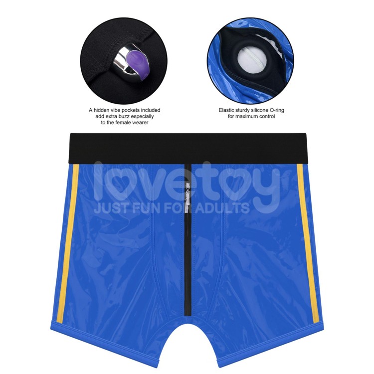 szorty strap-on Chic shorts Blue - 91,5 cm - 99,5 cm