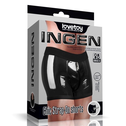 szorty strap-on Chic shorts Black -  81 cm - 89 cm