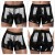 szorty strap-on Chicshorts Black - 91,5 cm - 99,5 cm