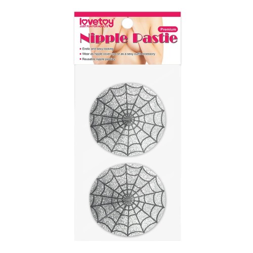 nasutniki Reusable Spider Glittering Sexy Nipple Pasties