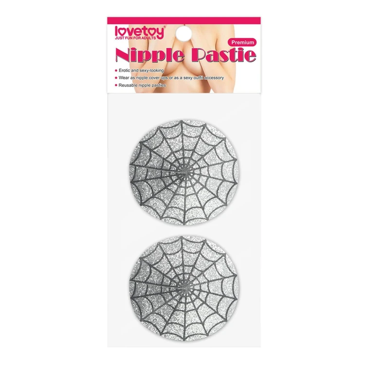 nasutniki Reusable Spider Glittering Sexy Nipple Pasties