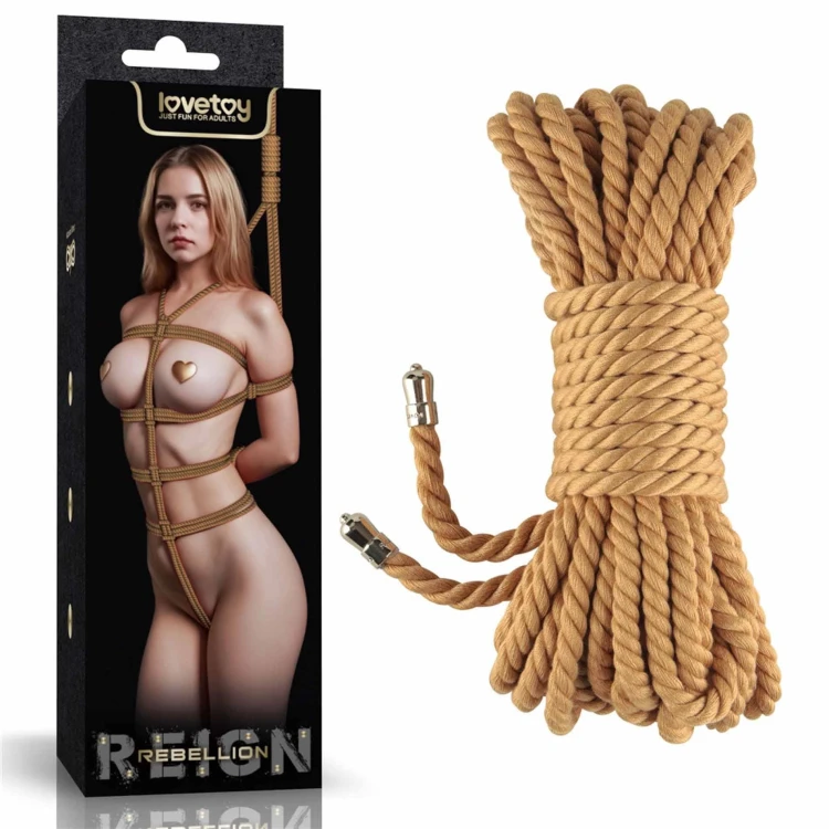 lina do krępowania Rebellion Reign Natural Knot Bondage Rope 10 m