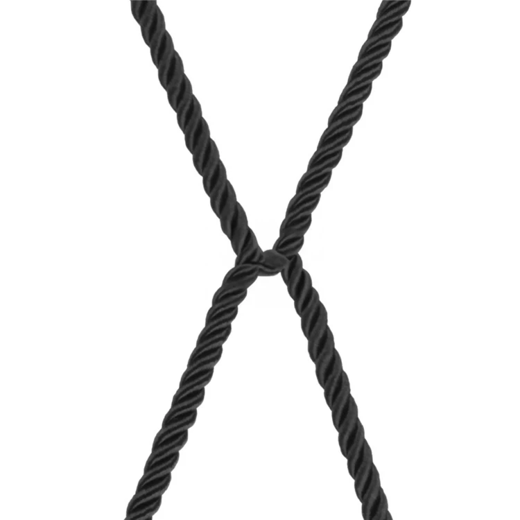 lina do krępowania Rebellion Reign Ebony Silky Bondage Rope 10 m