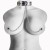 obroża z zaciskami na sutki Metallic Silver Collar With Nipple Clamp