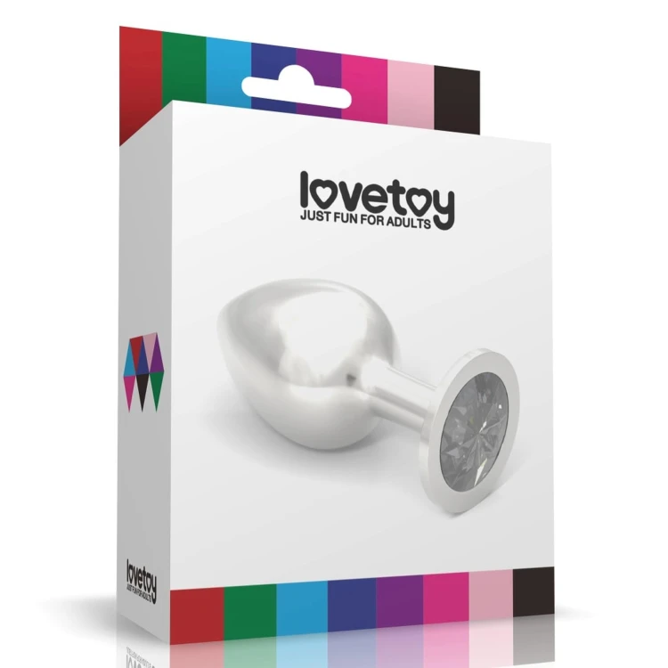 korek analny Large Silver Plug