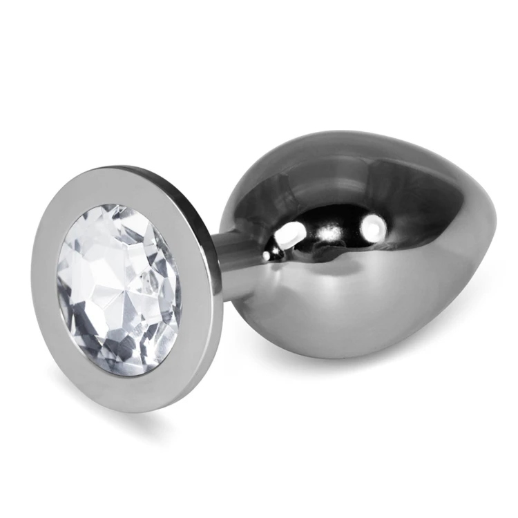 korek analny Large Silver Plug