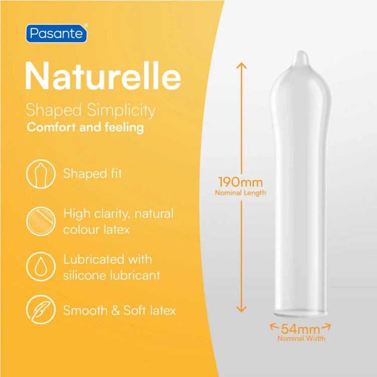 prezerwatywy Pasante Naturelle Condoms 3 pcs