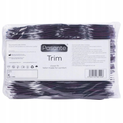prezerwatywy Pasante Trim Condoms Bulk Packs 144 pcs