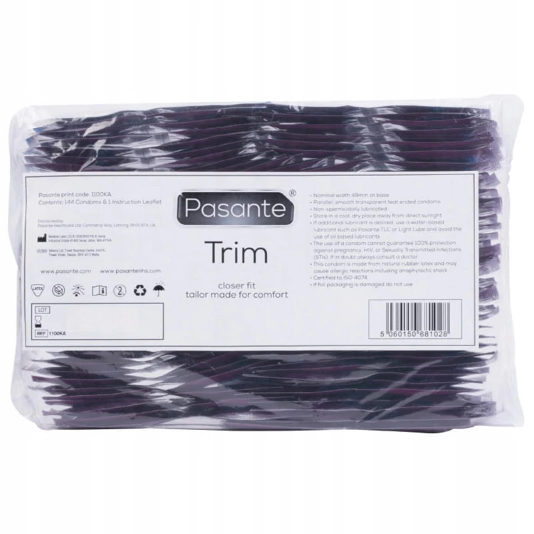 prezerwatywy Pasante Trim Condoms Bulk Packs 144 pcs