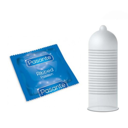 prezerwatywy Pasante Ribbed/Passion Condoms Bulk Packs 144 pcs