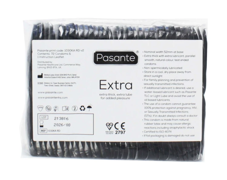 prezerwatywy Pasante Extra Condoms Bulk Packs 144 psc