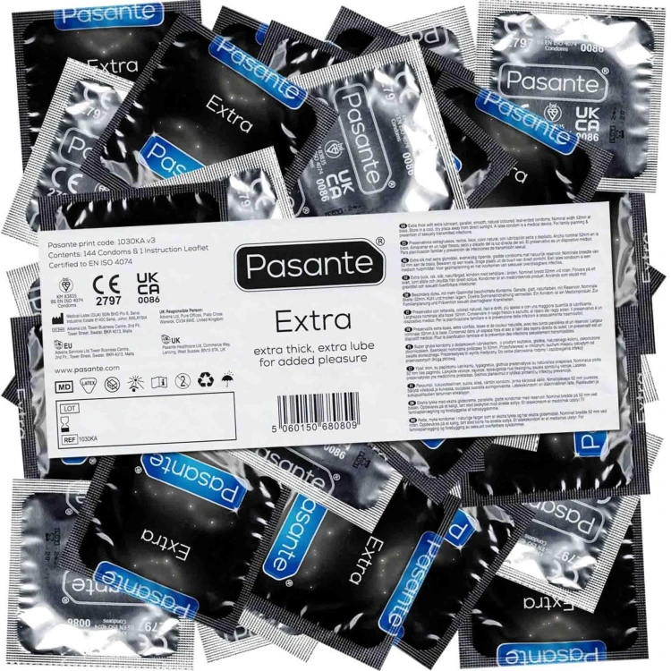 prezerwatywy Pasante Extra Condoms Bulk Packs 144 psc